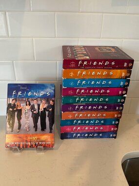 Friends The Complete Series Seasons 1-10 DVD 32-Disc Set + Top 10 Episodes DVDs
